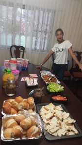 the birthday spread...